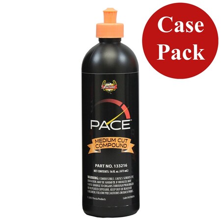 Presta PACEMedium Cut Compound - 16oz - 133216CASE